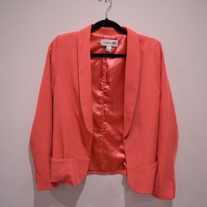 Forever 21 Coral Blazer Size Medium